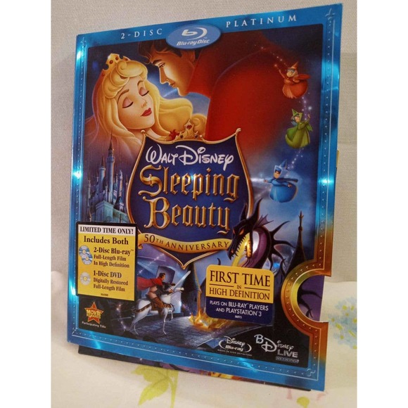 Sleeping Beauty (Blu-ray/Dvd 2-Disc Set) 50th Anniversary Platinum Edition - Picture 1 of 4